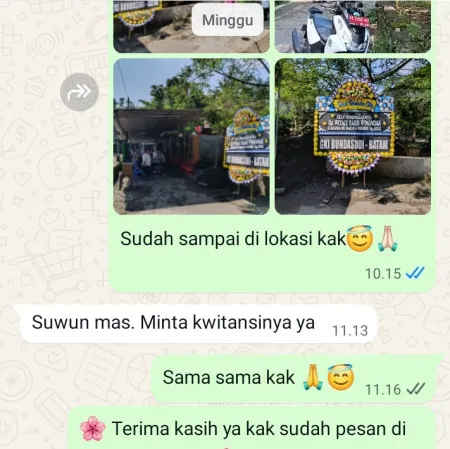 Pengiriman Papan Bunga Duka Petojo Utara