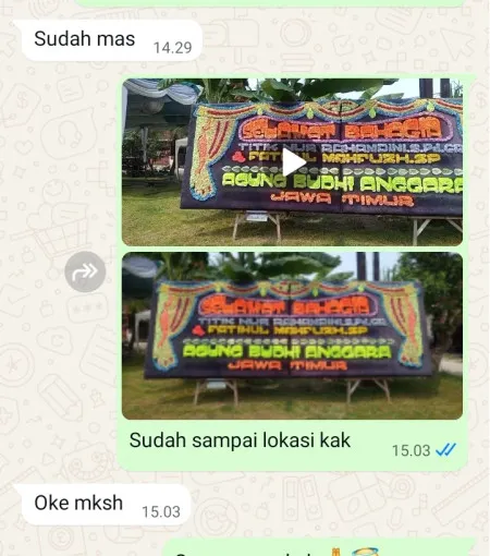 Pengiriman Papan Bunga Petojo Utara