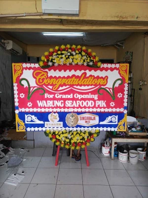 Papan Bunga di Petojo Utara